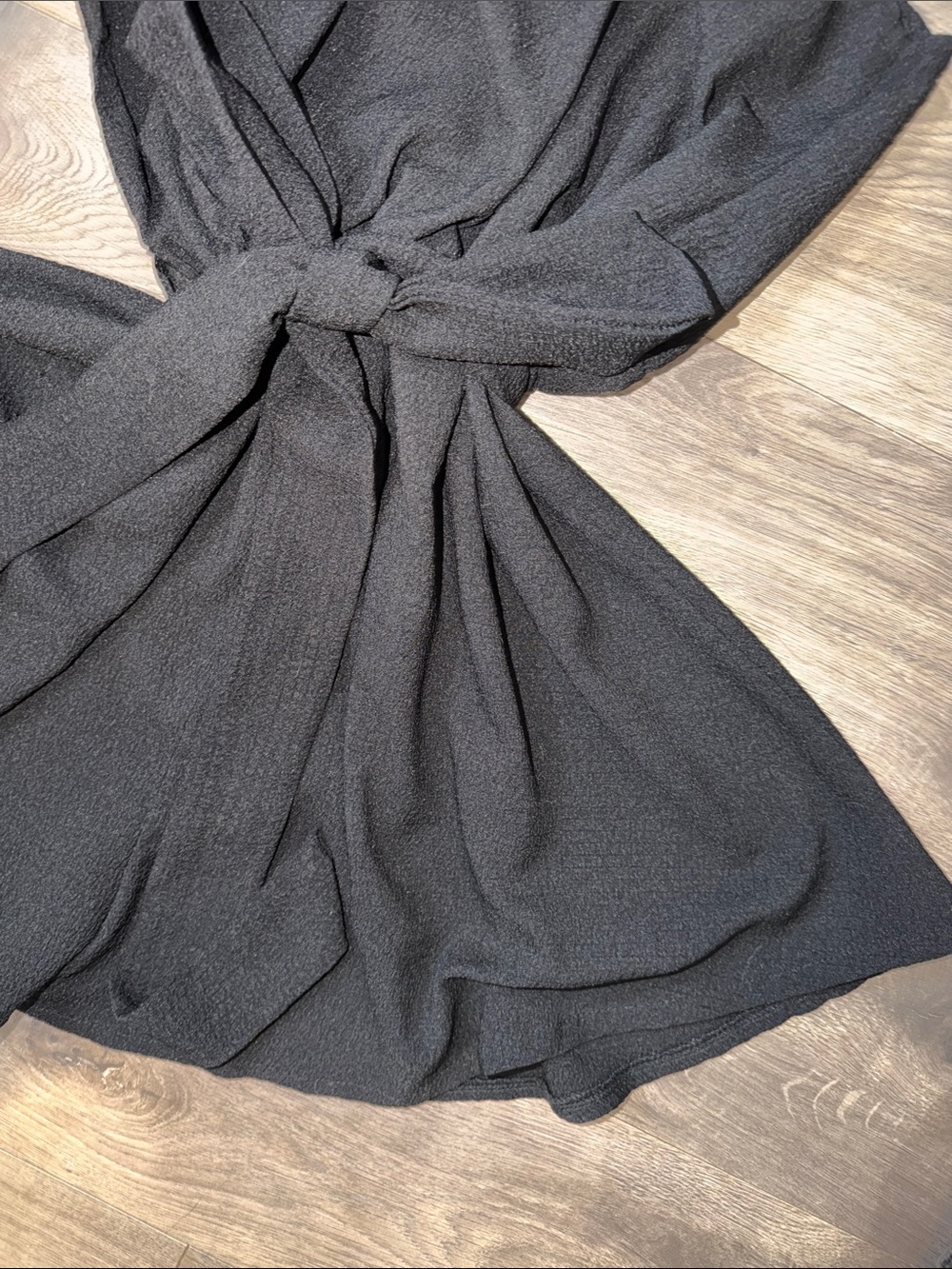 Classic Black One-Shoulder Romper - Picture 7 of 7
